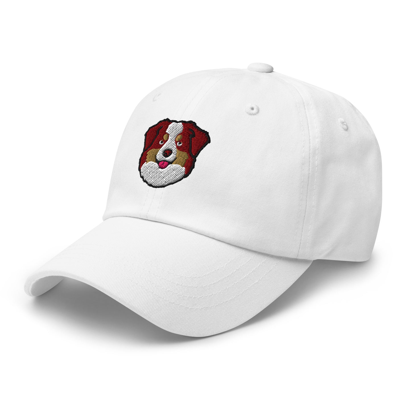 Australian Shepherd Head (Red) Embroidered Hat