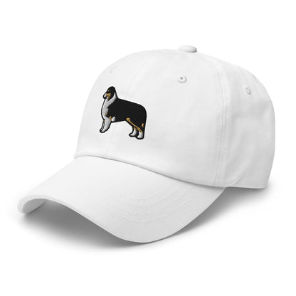 Australian Shepherd (Black) Embroidered Hat