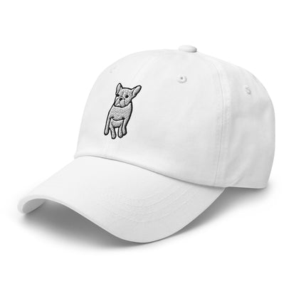 Frenchie Sit Embroidered Hat