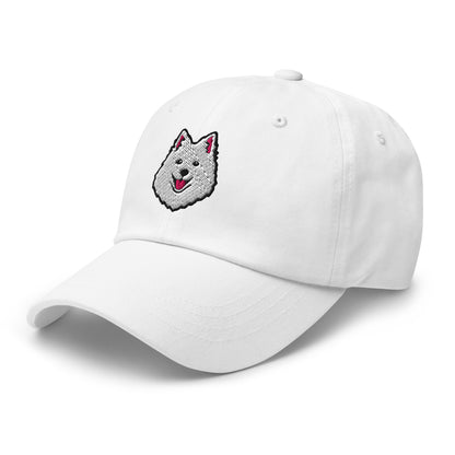 Japanese Spitz Embroidered Hat