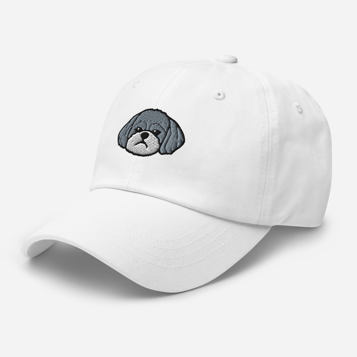 Shih Poo Embroidered Hat