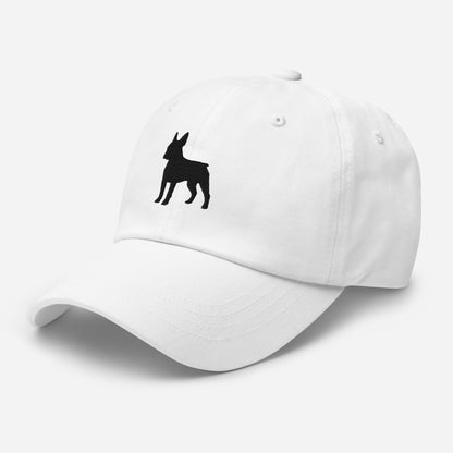 Boston Terrier Silhouette Embroidered Hat