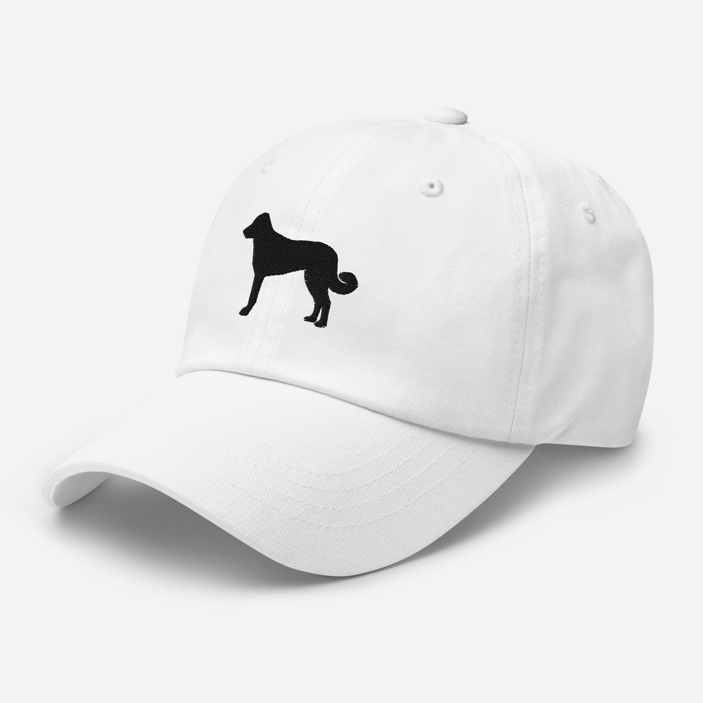 Anatolian Shepherd Dog Silhouette Embroidered Hat