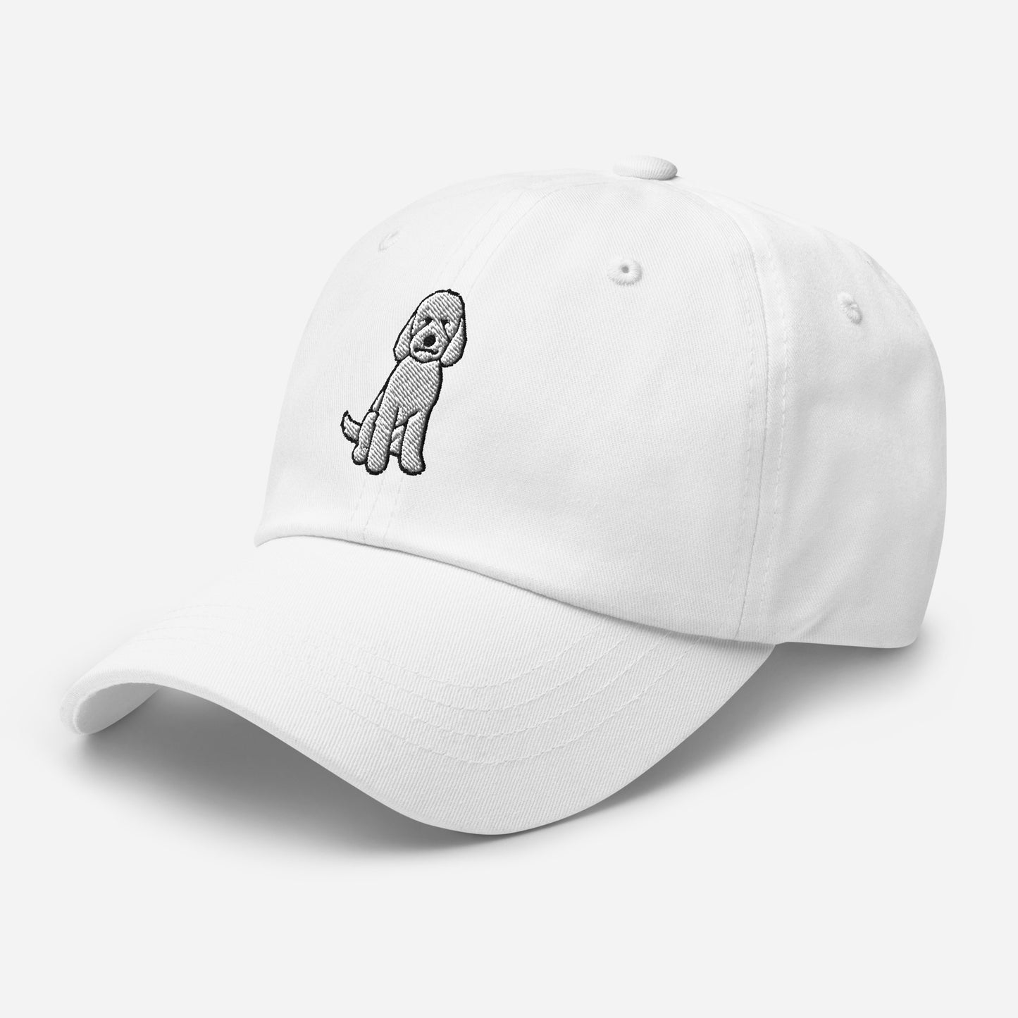 Goldendoodle (White) Embroidered Hat