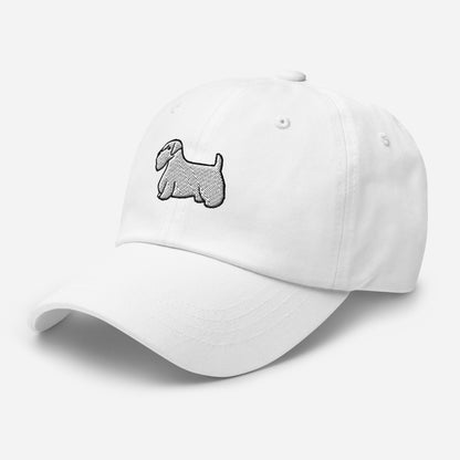 Sealyham Terrier Embroidered Hat