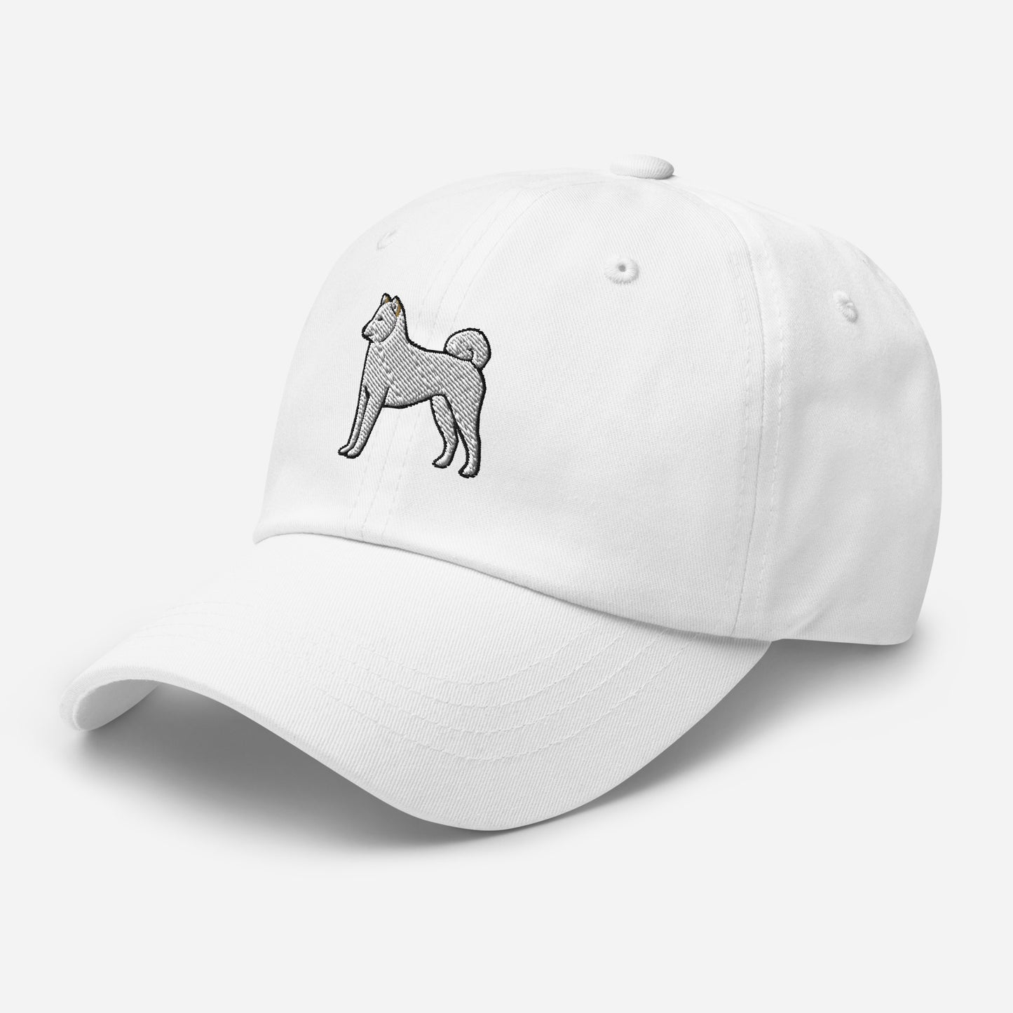 Shiba Inu (Cream) Embroidered Hat