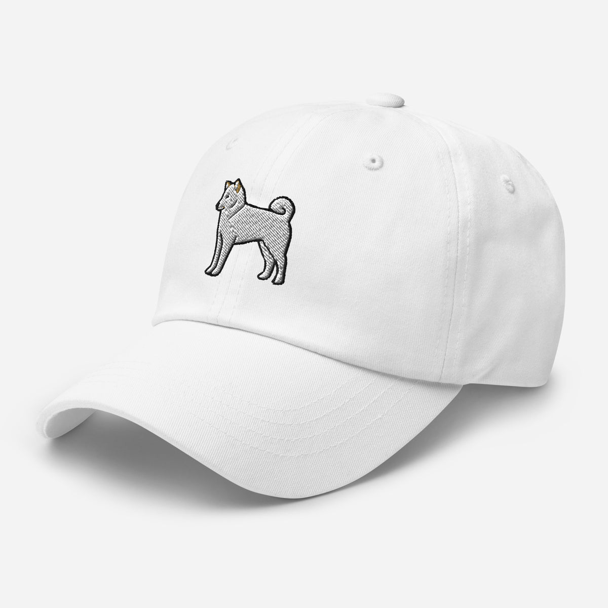 Shiba Inu (Cream) Embroidered Hat