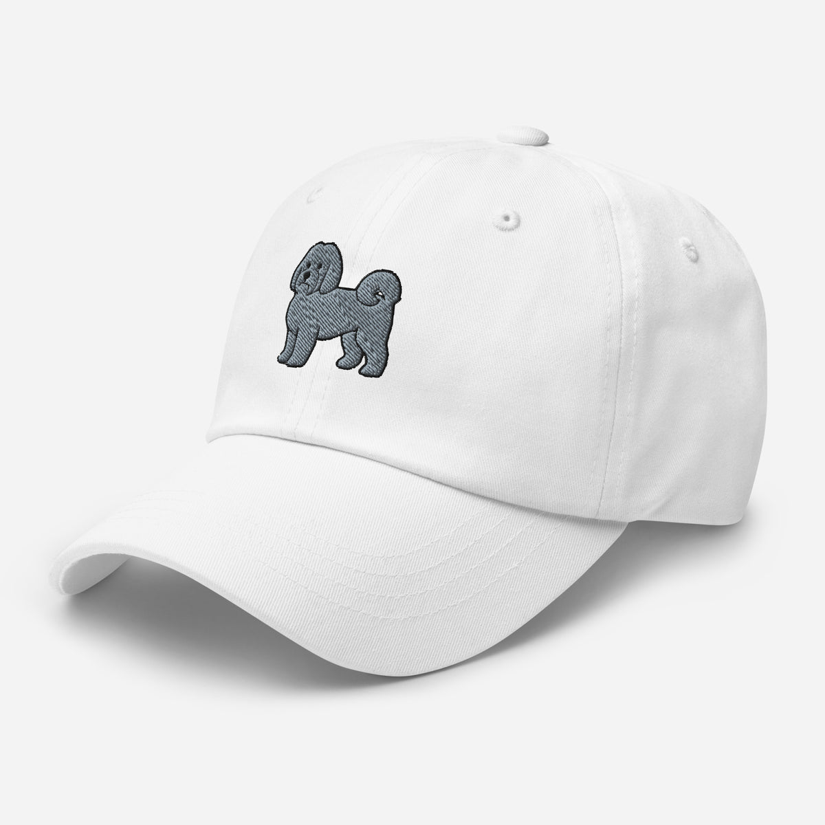 Havanese (Black/Silver) Embroidered Hat