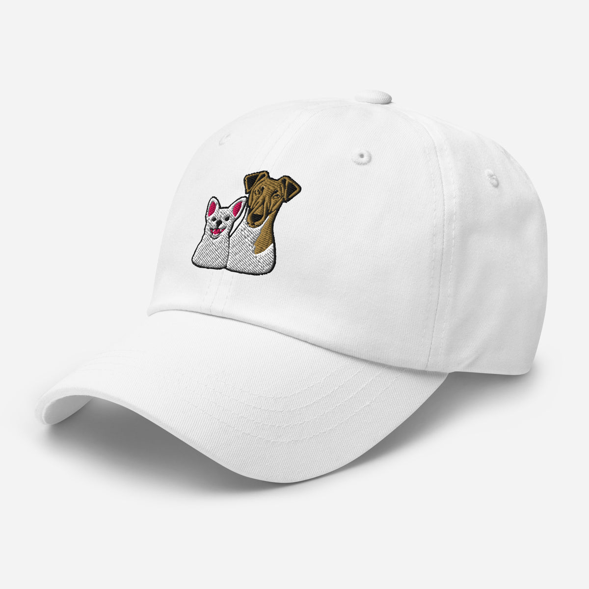 Smooth Fox Terrier & Chihuahua Embroidered Hat