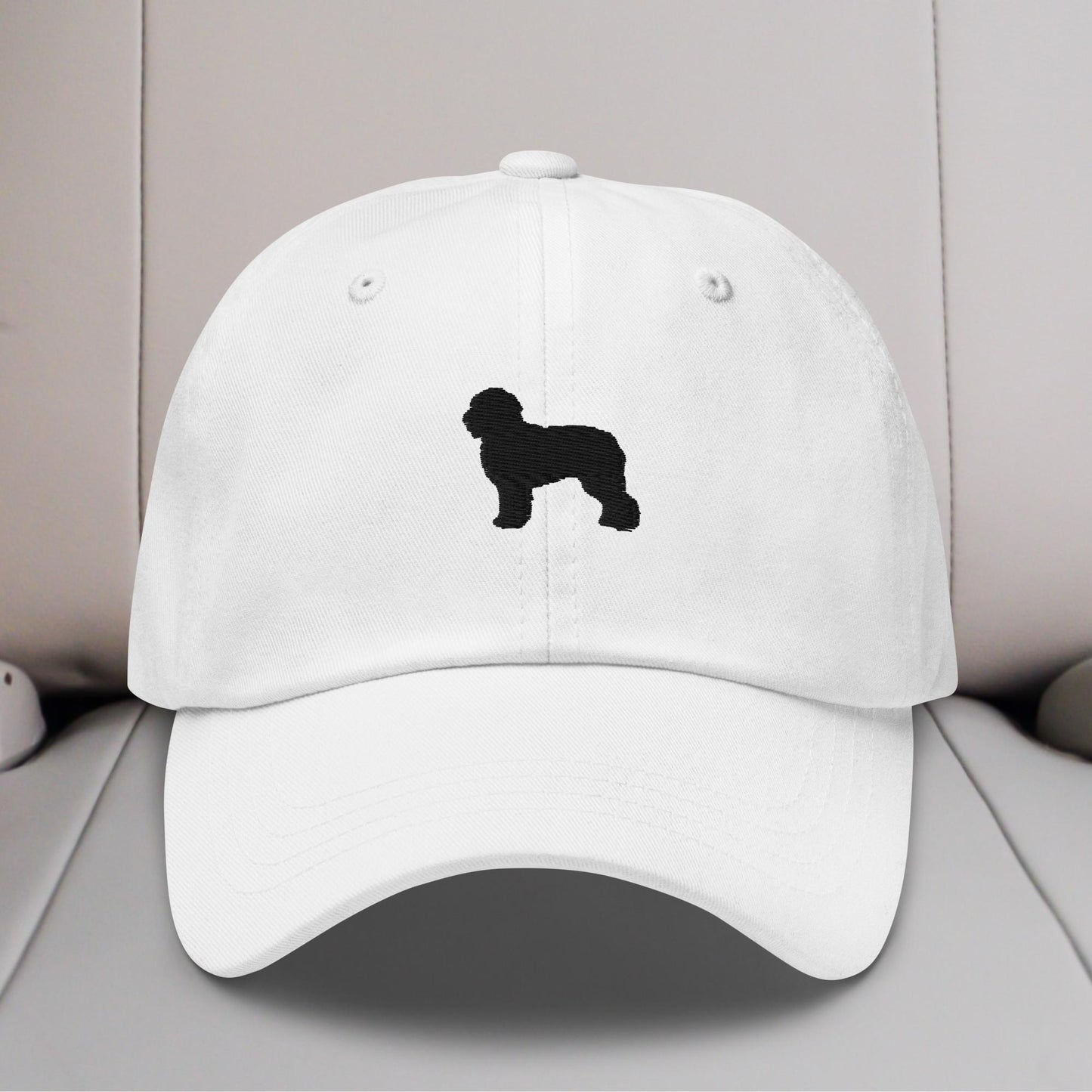 Sheepadoodle Silhouette Embroidered Hat