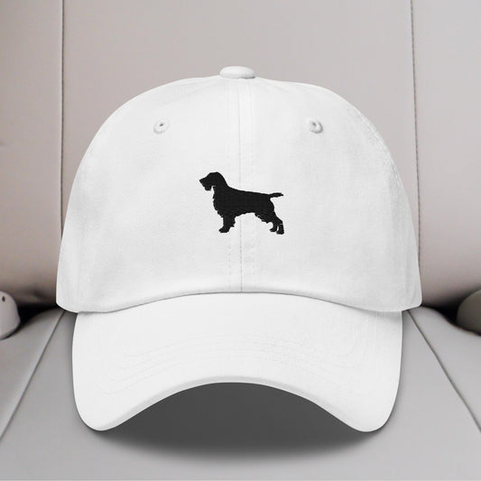 Springer Spaniel Silhouette Embroidered Hat